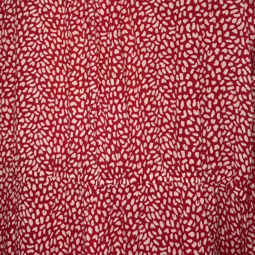 Talbots Plus Button-Front Abstract Dot Viscose Dr… - image 4